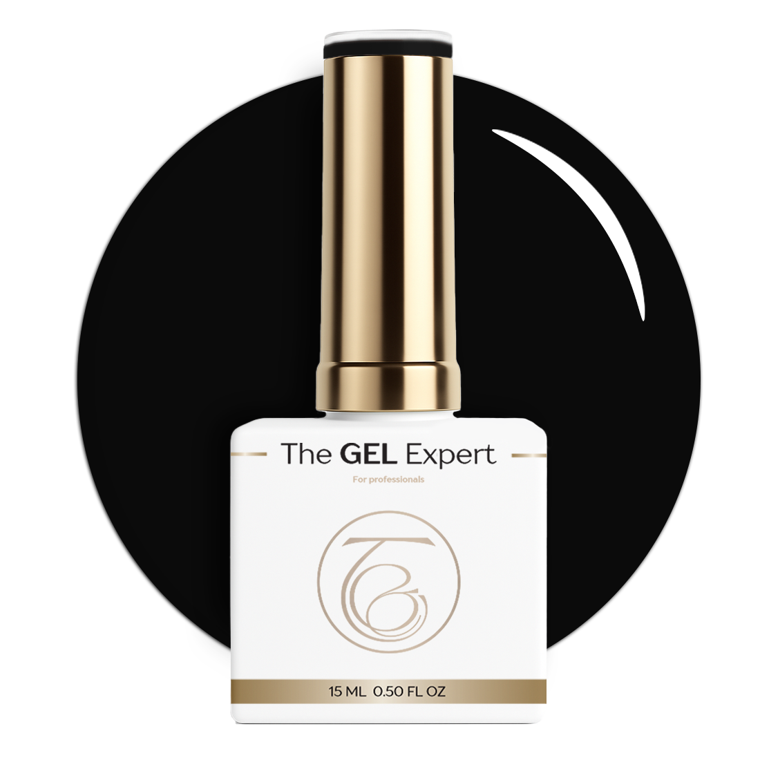 The Gel Expert Gel Polish - Black on Black