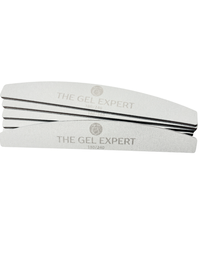 Halfmoon File – 180/240 grit 20 pieces