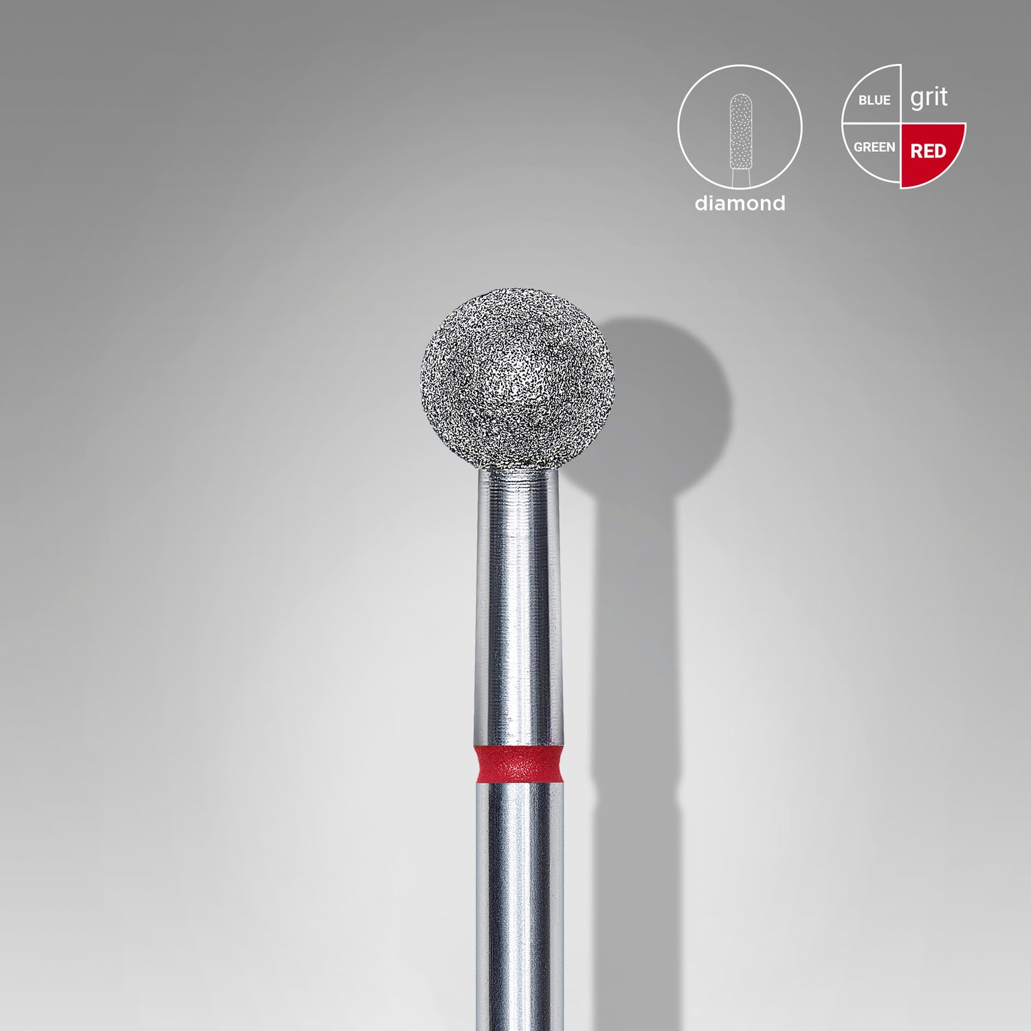 STALEKS Diamond Frees Bit Ball red EXPERT 5 mm (FA01R050)
