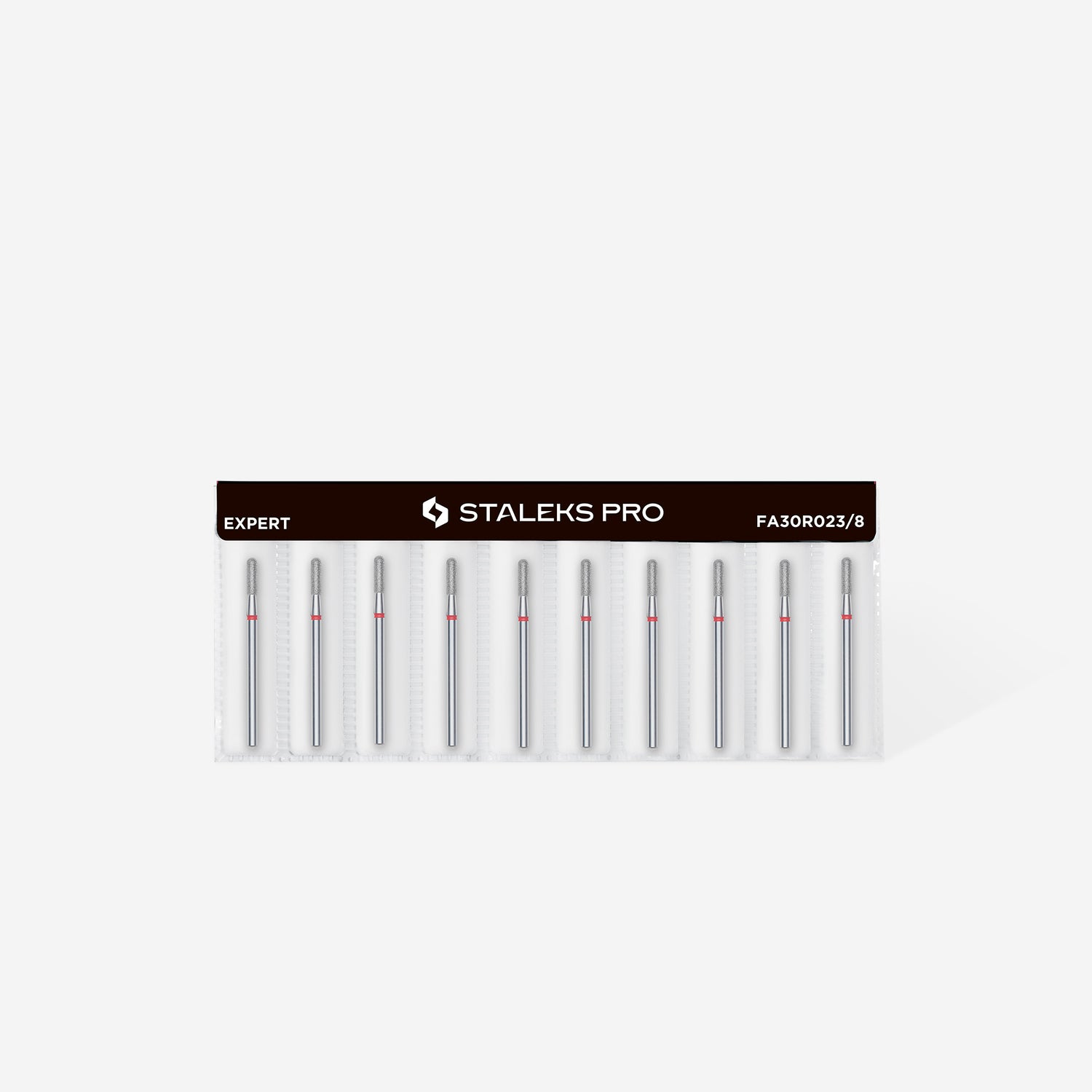 STALEKS Diamond Frees Bit Rounded Cylinder Red 2.3mm (FA30R023/8)