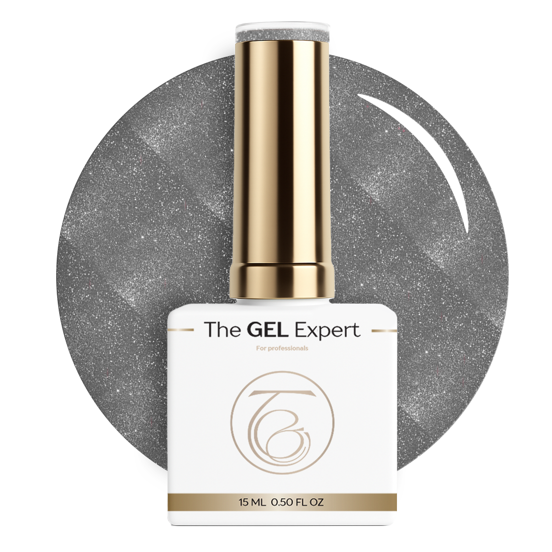 The Gel Expert Gelpolish - Shiny Silver