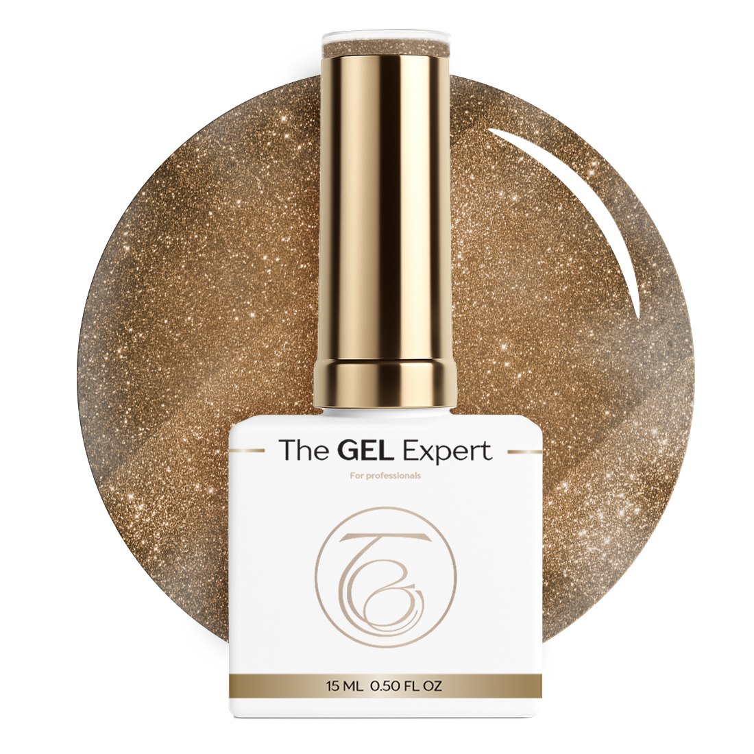 The Gel Expert Gelpolish - Sparkle Gold