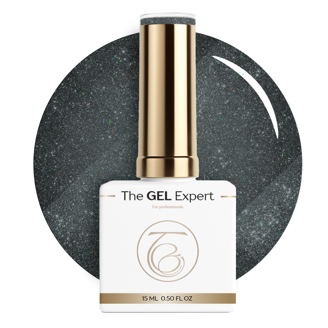 The Gel Expert Gelpolish - Sparkle Grey